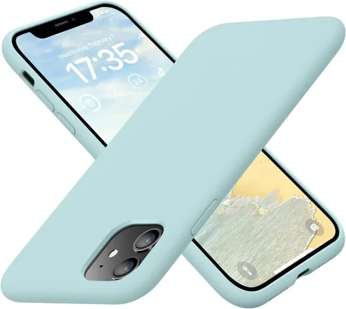 Miniatura 16 de Funda compatible con iPhone 11, silicona [forro de microfibra suave antiarañazos] [delgada a prueba de golpes] Funda mejorada para teléfono 11