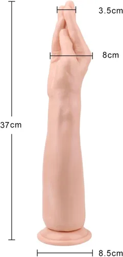 Miniatura 6 de Manos artificiales de 14.6 in, tapón anal, juguetes para mujeres, dilatador vaginal, dilatador para hombres, dildos grandes, masturbador femenino