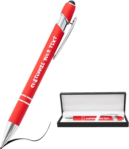 Miniatura 98 de AIFLM Bolígrafos personalizados con nombre a granel hasta 500 unidades de bolígrafos grabados gratis con tu nombre y texto para negocios