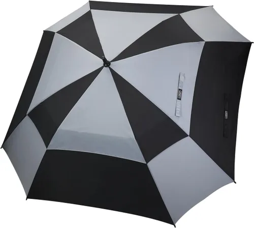 Miniatura 12 de G4Free Paraguas de golf extra grande de 62/68 pulgadas, cuadrado, ventilado, resistente al viento, apertura automática, doble toldo de gran