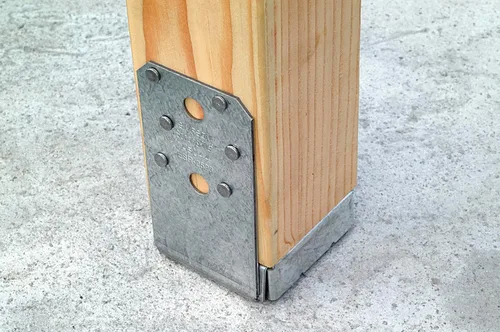 Miniatura 9 de Simpson Strong-Tie ABU44Z ABU ZMAX Base de poste ajustable galvanizada para 4x4
