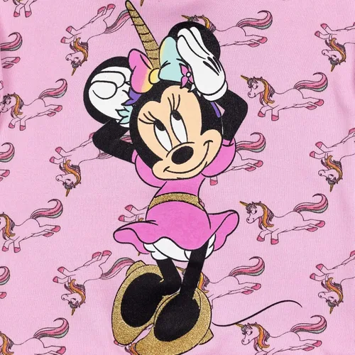 Miniatura 4 de Disney Minnie Mouse - Conjunto de sudadera con capucha y pantalones de vellón para bebés y niñas pequeñas Rojo