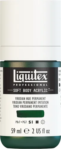 Miniatura 104 de Liquitex Professional Soft Body - Pintura acrílica, botella de 2 onzas (59 ml), blanco titanio Titanio Blanco