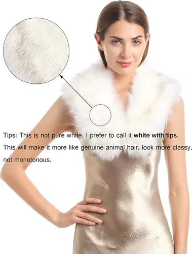 Miniatura 3 de Soul Young Faux Fur - Cuello Calentador para mujer, Bufanda