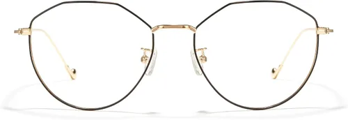 Miniatura 38 de Cyxus Gafas Redondas con Bloqueo de Luz Azul para Hombres y Mujeres, Marco de Alambre, Ultraligeras, Cómodas, para Oficina, Computadora