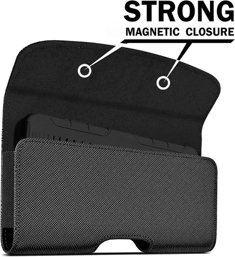 Miniatura 4 de DeBin Funda para cinturón para Galaxy S25+ S24+ Plus, 5G S24 FE S23+ S22+ S21+ S20+ S10+ A15 A25 A54 A53 A52 A20 Funda para cinturón con clip