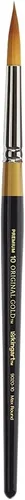 Miniatura 8 de KINGART Premium Original Gold 9020-16 Ultra Round Series - Cepillo para artista, pelo sintético Taklon dorado, mango corto, para acrílico, acuarela