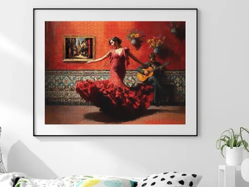 Miniatura 3 de Anatolian Puzzle -Flamenco, Rompecabezas de 1000 Piezas, #1204