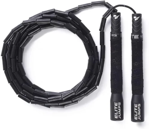 Elite Jumps - Cuerda de saltar con cuentas de 1 pulgada de Do Hard Things | Cuerda de saltar cruzada para tu equipo de ejercicio | Cuerda de saltar