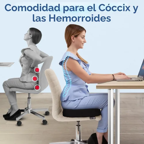 Miniatura 3 de 5 STARS UNITED Cojín de Donut para Hemorroides y Coxis – Cojín Grande para Alivio del Dolor – Coxis, Próstata, Ciática, Suelo Pélvico, Úlceras por