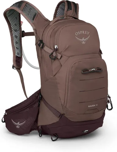 Miniatura 14 de Osprey Raven 14L Mochila de ciclismo de montaña para mujer con depósito hidráulico Deep Fig