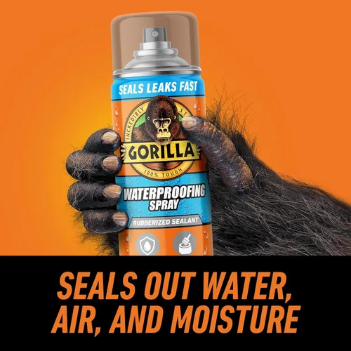Miniatura 2 de Gorilla Aerosol blanco impermeable para parchar y sellar Transparente