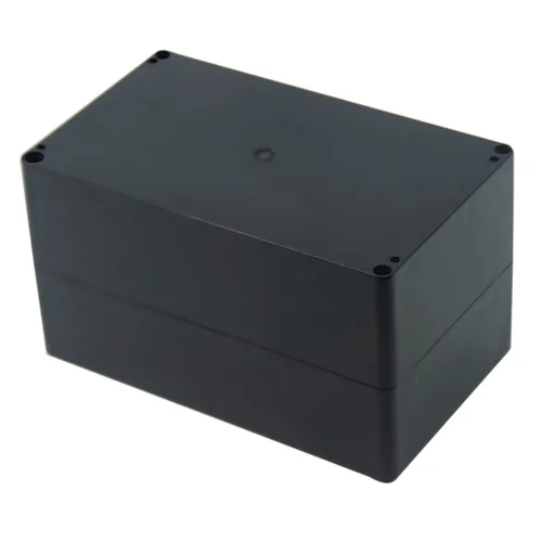Miniatura 3 de Zulkit Project Box - Caja de conexiones IP65, impermeable, para exteriores, caja eléctrica de plástico ABS, caja electrónica, color negro, 7.9 x 4.7