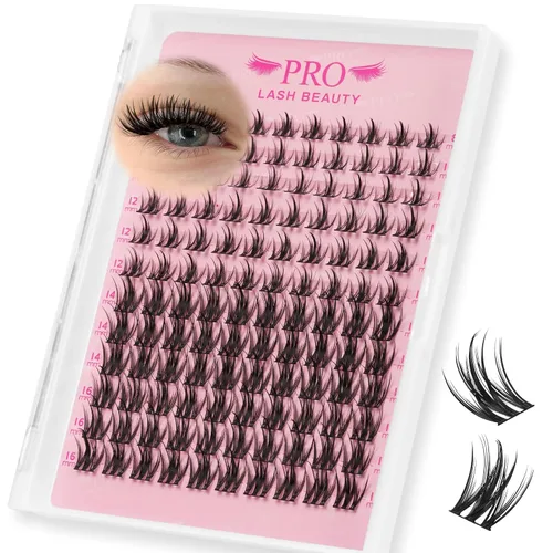 Miniatura 12 de Extensiones de pestañas postizas en abanico 6D-D-0.10-0.50 pulgadas, extensiones de pestañas postizas de volumen con tallo largo .07 .10, abanicos