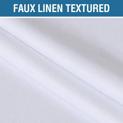 Miniatura 54 de H.VERSAILTEX - Cortina opaca 100 % de lino de 108 pulgadas de largo para dormitorio, con aislamiento térmico, lino texturizado, ahorro de energía