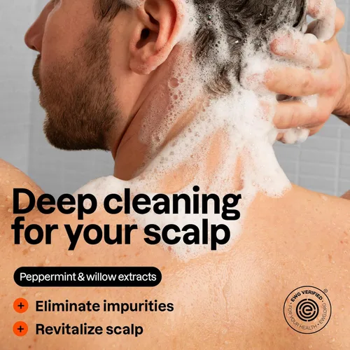 Miniatura 4 de ATTITUDE Champú y acondicionador 2 en 1 para hombre, nutritivo para cabello seco y cuero cabelludo, con pantenol y ginseng, 97% ingredientes