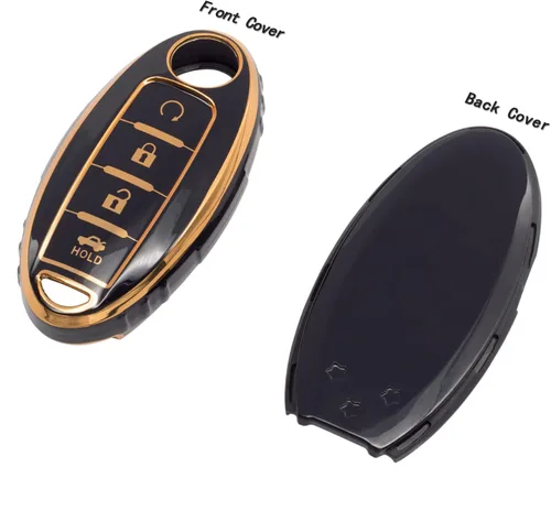 Miniatura 5 de Funda inteligente para llavero de TPU suave, color negro, compatible con Infiniti EX FX X G JX M Q QX Series para Nissan Altima Coupe Armada GTR