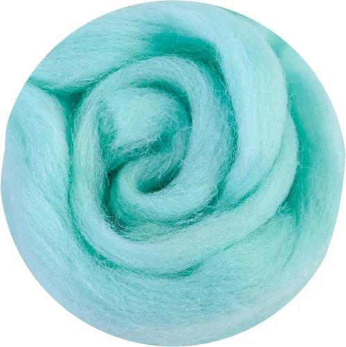 Miniatura 128 de 24 tipos de lana rosa, 4.23 oz (120 g), adecuado para fieltro húmedo y fieltro de aguja de telas hiladas de lana. Un paquete de prueba está Tonos