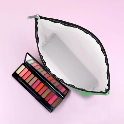 Miniatura 5 de Mxrymvu Mahjong Lovers Gift for Women Makeup Bag Mahjong Player Gifts for Friend Grandma, azul y verde, Viajes