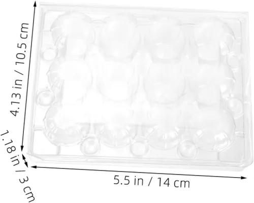 Miniatura 2 de Zerodeko 100 cajas de huevos de codorniz Caja de huevos de codorniz seco Cartones de huevos Soporte de huevo de codorniz