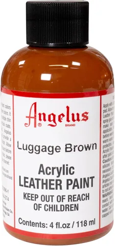 Miniatura 142 de Angelus - Pintura acrílica para cuero, 4 Fl Oz, color blanco - Pintura para cuero profesional flexible, resistente a grietas, arañazos