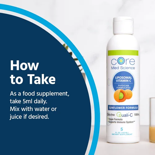 Miniatura 5 de Optimizado liposomal con vitamina C de 0.035 oz Vitamina C "Quali-C" (libre de china), la más alta absorción, fórmula física, soporte inmune, sin