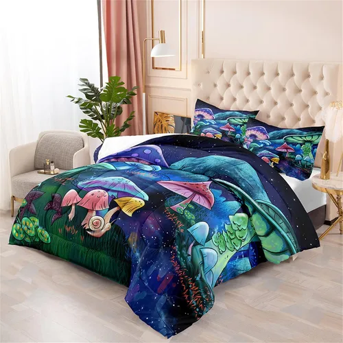 Miniatura 3 de Juego de edredón individual rosa afroamericano para niñas, niños y adultos, bonito juego de ropa de cama individual para decoración de dormitorio