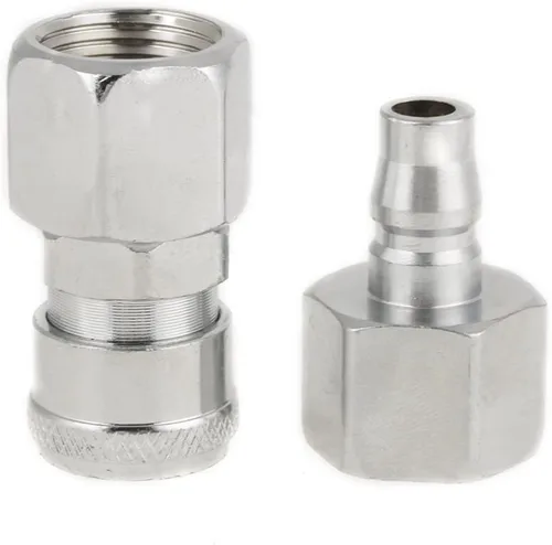 Miniatura 6 de 8PCS 1/2" manguera neumática compresor de aire acoplador rápido enchufe enchufe enchufe conjunto herramienta neumática ampliamente utilizada