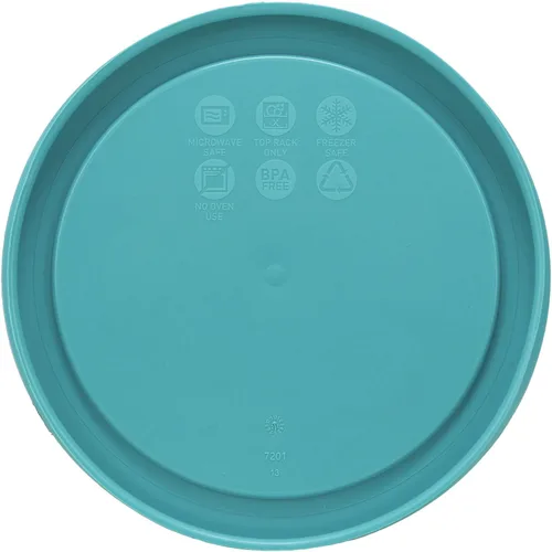 Miniatura 2 de Pyrex 7201-PC - Tapa de repuesto para almacenamiento de alimentos turquesa de 4 tazas, fabricada en Estados Unidos