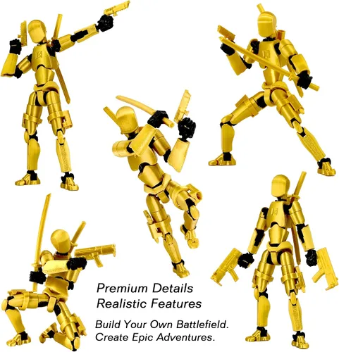 Miniatura 6 de Gatling Gun T13 Titan 13 Juego de Figuras de Acción【Ensamblado】, Figura de Acción de Robot Impresa en 3D robo 13 Juguetes Fidget de Acción Figura