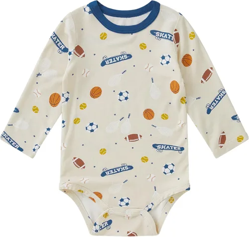 Miniatura 86 de pureborn Mameluco de algodón súper suave para bebés niños y niñas de 0 a 24 meses