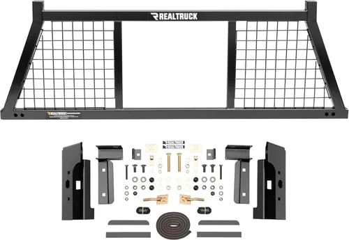 Miniatura 24 de Kit de hardware RealTruck BACKRACK para uso con tapa de remolque de perfil bajo, negro, sin perforación 40120 Compatible con Chevrolet/GMC