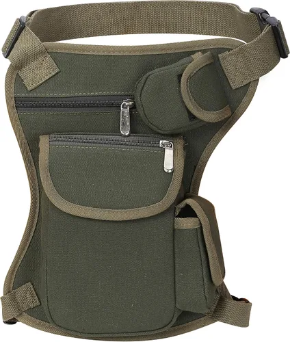 Miniatura 36 de SEALINF Riñonera de lona Riñonera Racing Drop Leg Bag Motocicleta Bolsa al aire libre