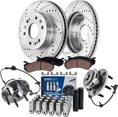 Miniatura 66 de Detroit Axle - Rotores de freno para Ford Mustang 2015, 2016, 2017, 2018, 2019, 2020, 2021, 2022, 2023, repuesto de rotores de freno de disco