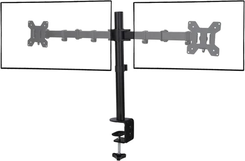 Miniatura 10 de Soporte para monitor cuádruple, soporte de escritorio ajustable resistente para 4 monitores para pantalla de 13 a 27 pulgadas, soporta hasta 22