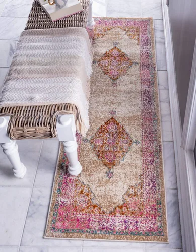 Miniatura 22 de Unique Loom Alfombra moderna vintage de 9 pies por 12 pies (9 x 12 pies) Estocolmo beige contemporánea