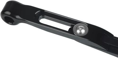 Miniatura 5 de LANQIAN Juego de palancas de embrague de freno plegable CNC extensible para MT07 2014-2023 Negro
