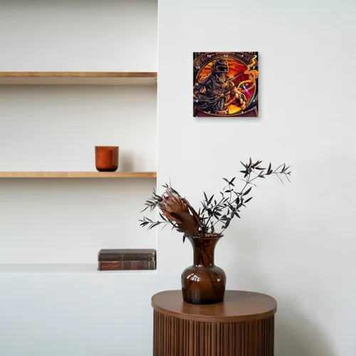 Miniatura 7 de 3dRose Reloj de pared silencioso - 10 pulgadas - Soldador que es toda máquina con una herramienta de soldadura - Luz, ilustración, diseño gráfico