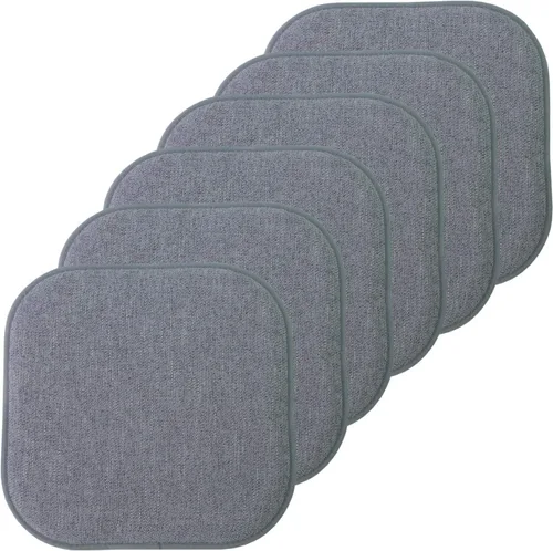 Miniatura 93 de Sweet Home Collection Cojines de espuma viscoelástica para silla, antideslizantes, diseño de panal de abeja, 16 x 16 pulgadas, paquete de 2