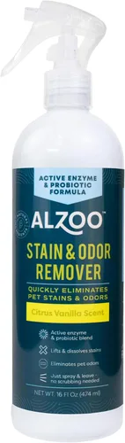 Miniatura 10 de ALZOO Removedor de manchas y olores, levanta y disuelve rápidamente las manchas de mascotas y ayuda a eliminar olores, ingredientes activos 100% a