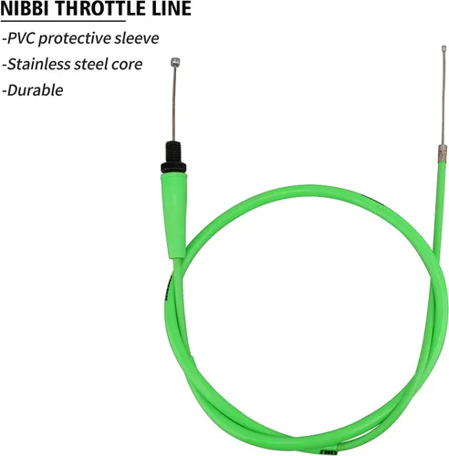 Miniatura 2 de NIBBI Cable de acelerador 93.5cm, repuesto universal para motocicleta de 36.8" cable de acelerador ajustable, para dirt bike pit bike YAMAHA