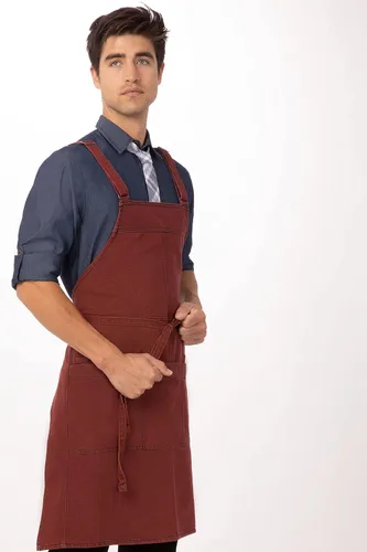 Miniatura 2 de Chef Works - Delantal unisex con espalda cruzada