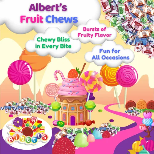Miniatura 3 de Albert de Fruit Chews –Varios sabores (240 caramelos)