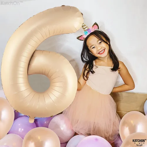 Miniatura 1256 de KatchOn, Globo grande azul número 2 de 40 pulgadas Decoraciones de cumpleaños de Baby Shark para niño de 2 años Globo azul número 2 Globo