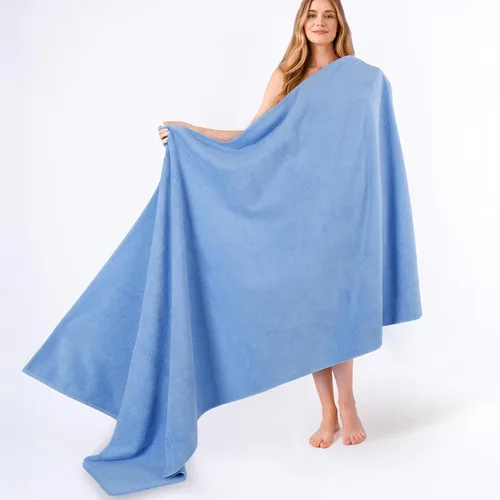 Miniatura 43 de American Soft Linen - Juego de 4 toallas, 100% de algodón turco, 27 x 54 pulgadas, tamaño extragrande, toallas para la ducha, color amarillo
