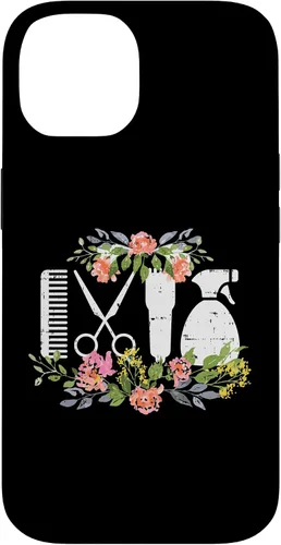 Miniatura 4 de Funda de regalo para iPhone 13 Pro Max Hair Styling Tool Flower Hairdresser Hairstylist Barber Gift Case