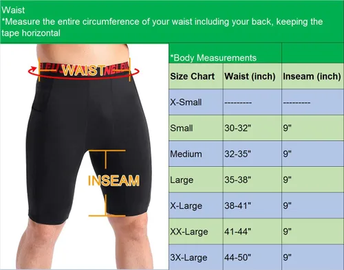 Miniatura 3 de NELEUS Paquete de 3 pantalones cortos de compresión para correr con bolsillos para hombre