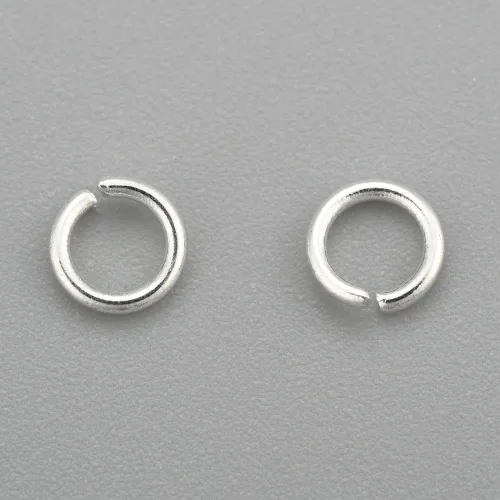 Miniatura 10 de HDSupplies 100 piezas - 4mm de argollas de acero inoxidable 304 de tono negro - Calibre 22 (espesor de 0.6mm)