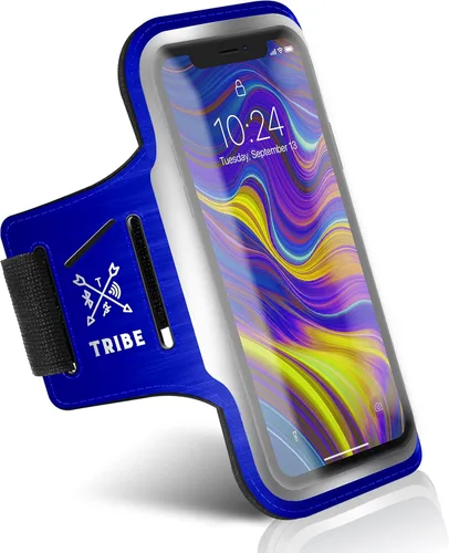 Miniatura 11 de TRIBE - Brazalete para teléfono móvil para correr. Brazaletes deportivos para iPhone y Galaxy para mujeres, hombres, corredores, trotar, caminar