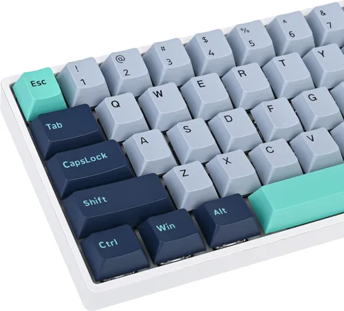 Miniatura 33 de GTSP 61 Teclas 60 Por Ciento, Teclas Ducky One 2 Mini para Teclado Mecánico Perfil OEM RGB PBT Set de Teclas con Extractor de Teclas para Cherry MX